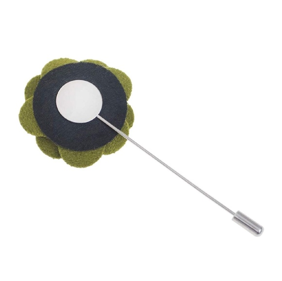 Mens set of 12 Flower Lapel Pin Brooch Assorted - Picture 3 of 4